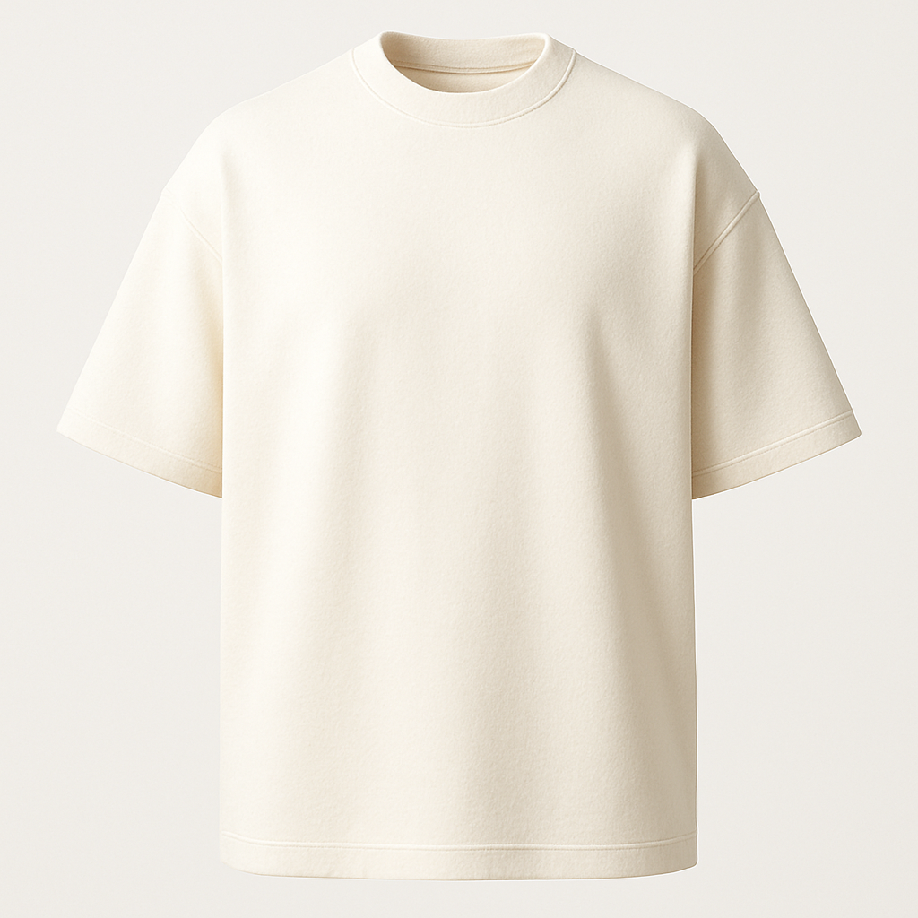 OFFBELL Beige Oversized Tee